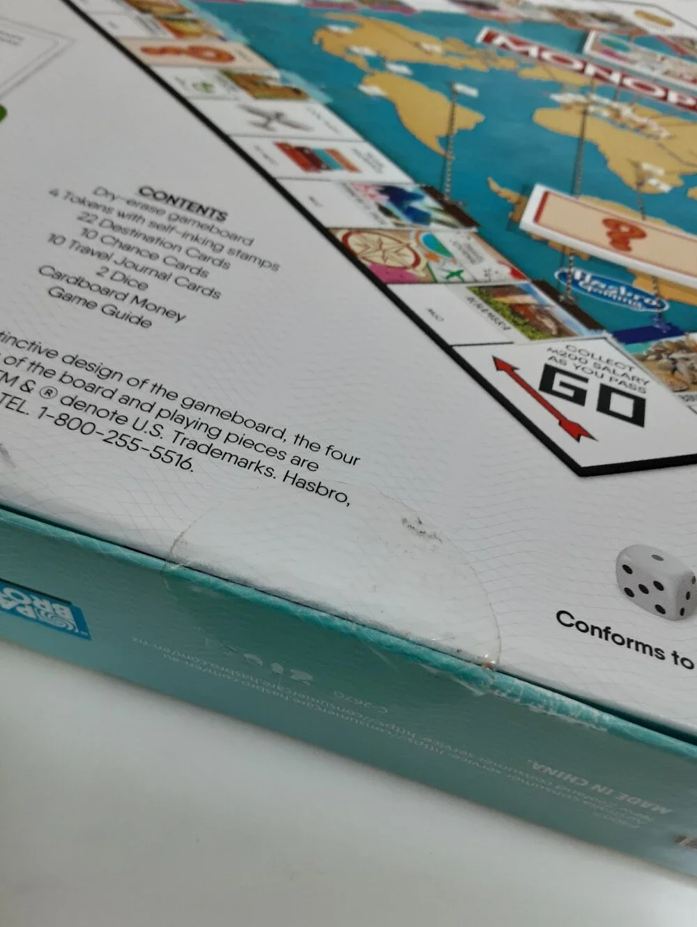 Hasbro MONOPOLY Travel World Tour Board Game
